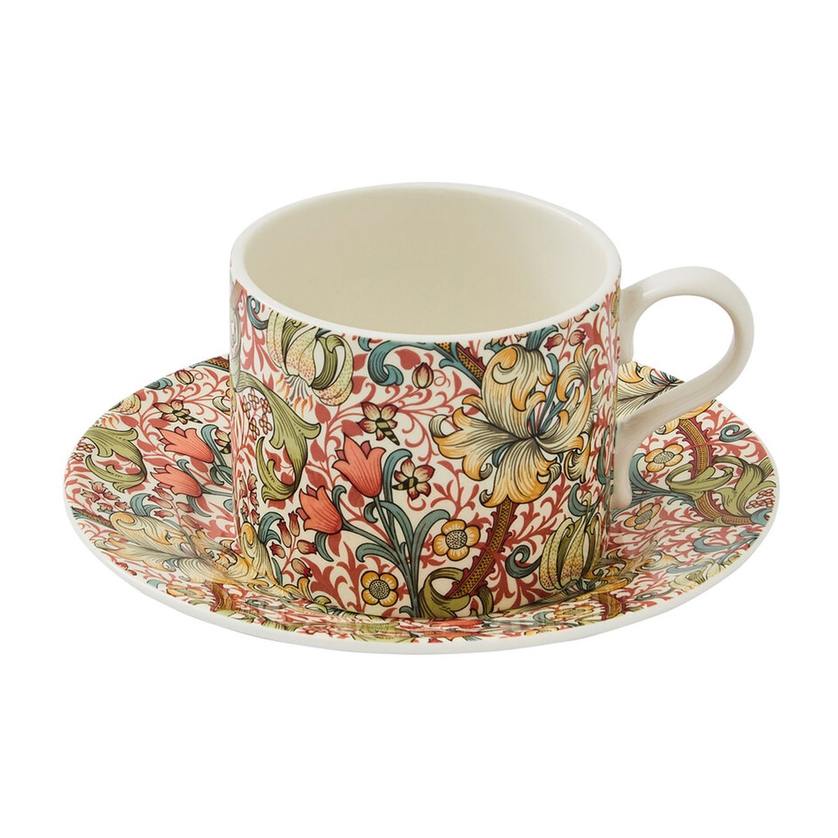 Spode Golden Lily tekopp med skål 28 cl Multi | Skandinavisk Design | Tekopper | Multi