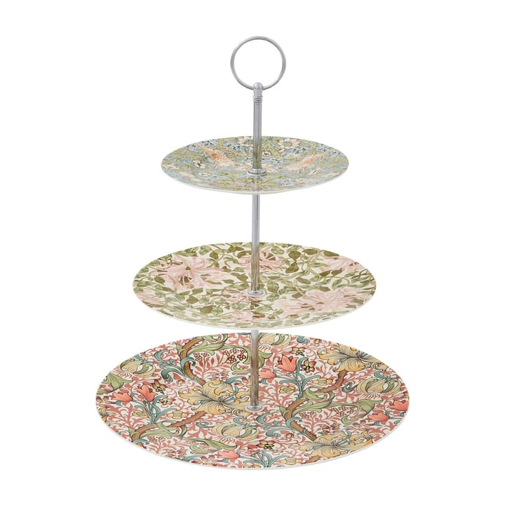Morris &amp; Co. kakefat 3 etasjer 35,5 cm - Multi - Spode