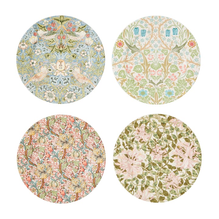 Morris &amp; Co. tallerken Ø 20 cm 4 deler - Multi - Spode