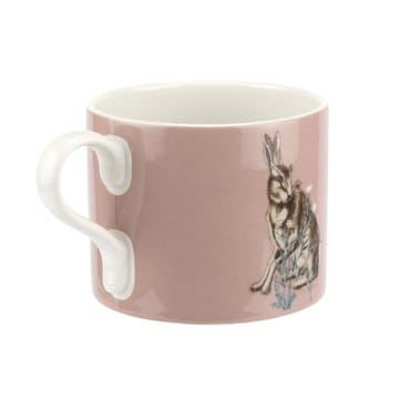 Pimpernel & Forest Hare kopp 34 cl 2-stk. - Grønn-rosa - Spode