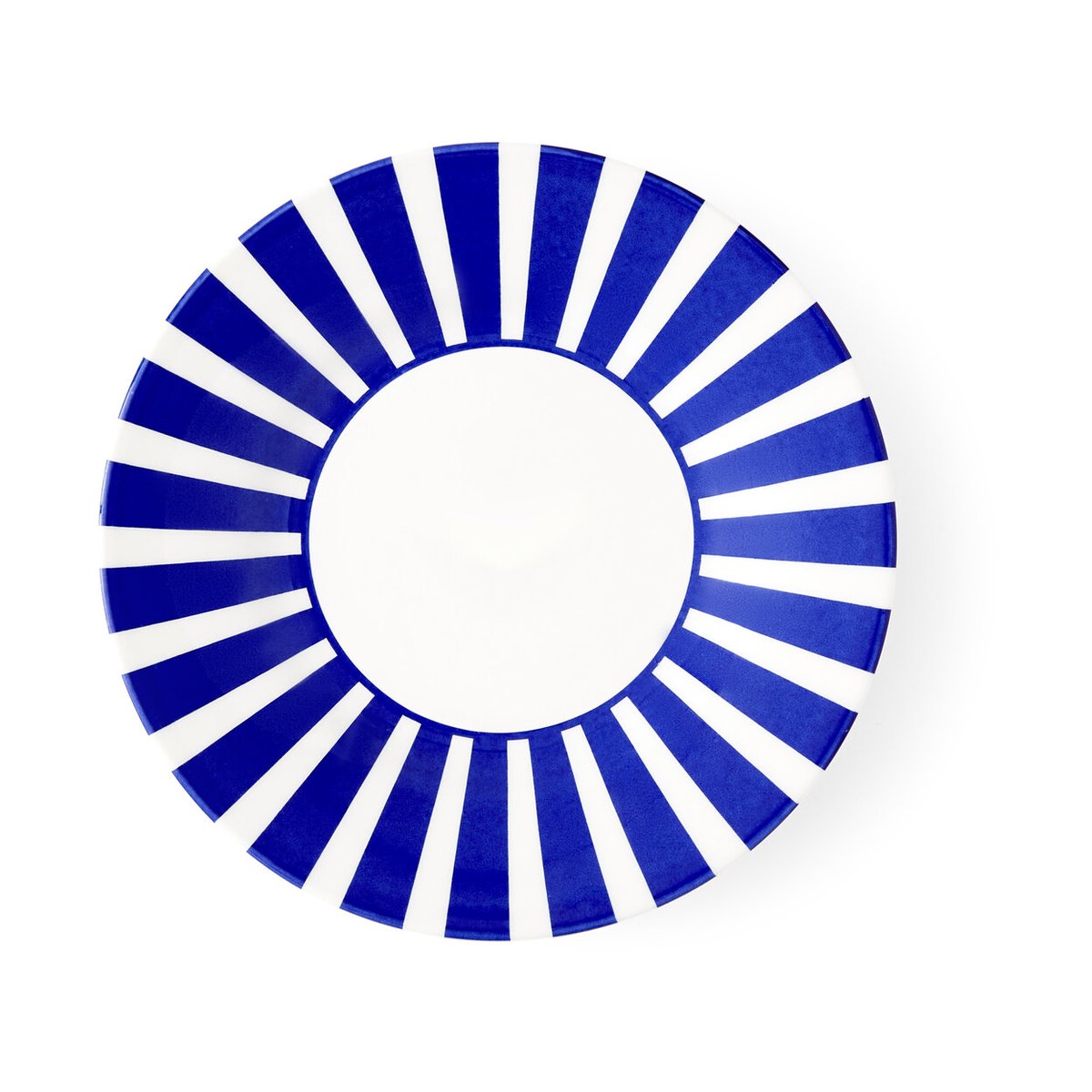 Spode Steccato tallerken 18 cm Fet stripe | Skandinavisk Design | Asjetter | Blå