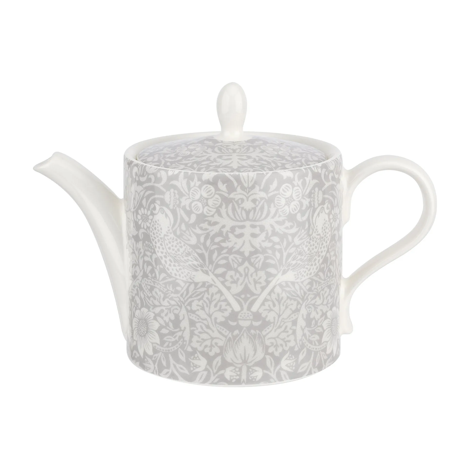 Strawberry Thief tekanne 1,1 liter, Grey Spode