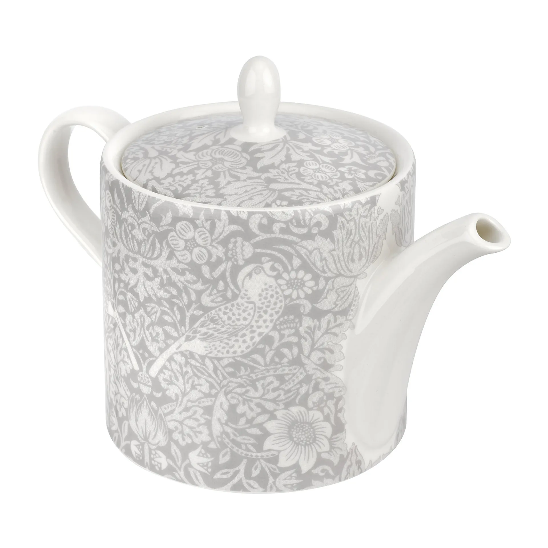 Strawberry Thief tekanne 1,1 liter, Grey Spode