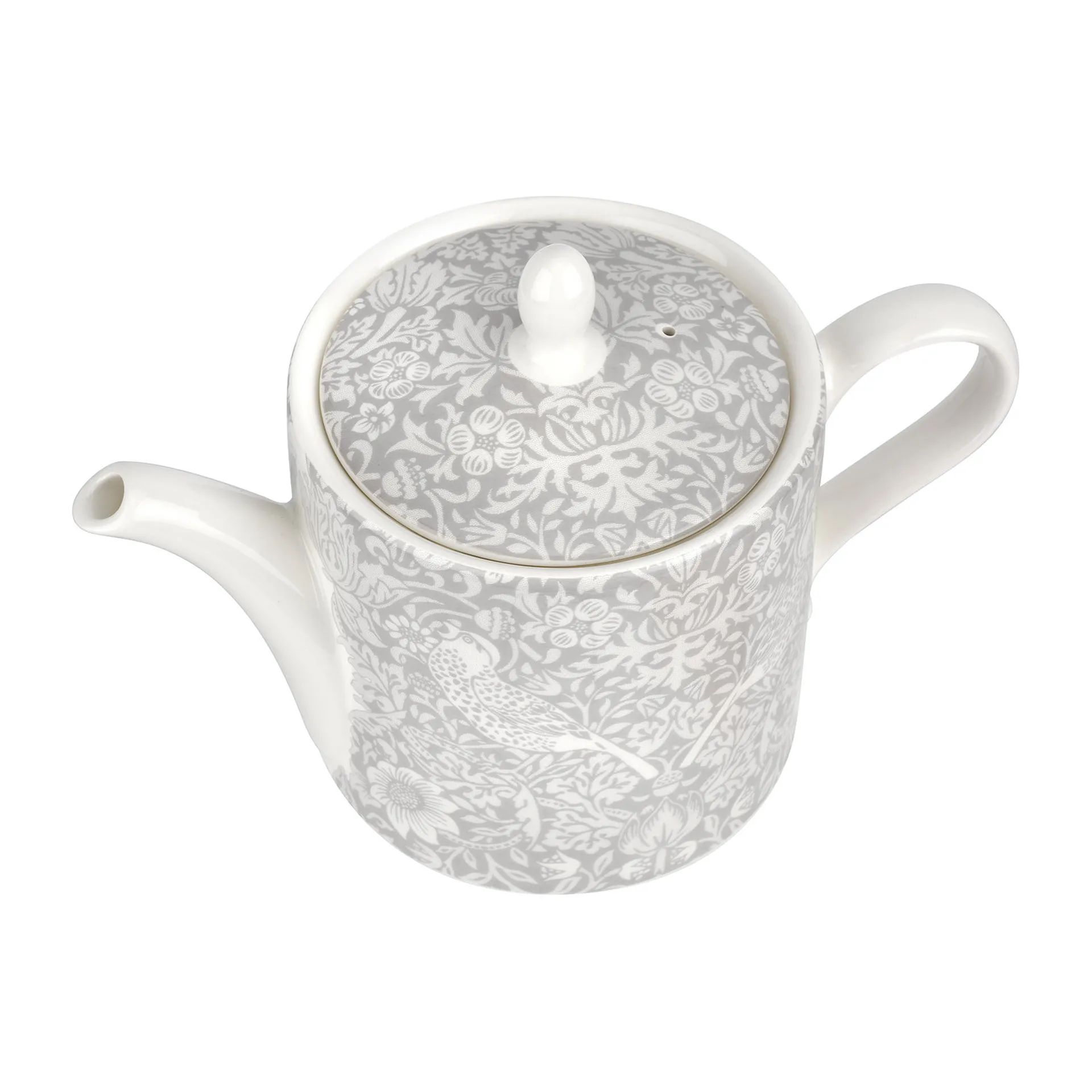 Strawberry Thief tekanne 1,1 liter, Grey Spode