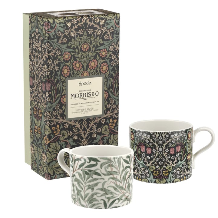Willow Bough & Blackthorn kopp 34 cl 2-stk. - Multi - Spode