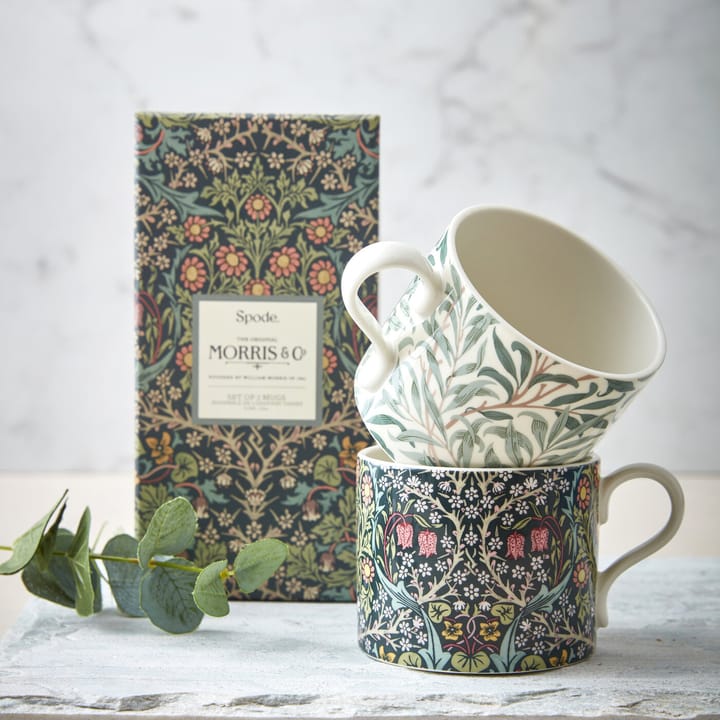 Willow Bough & Blackthorn kopp 34 cl 2-stk. - Multi - Spode
