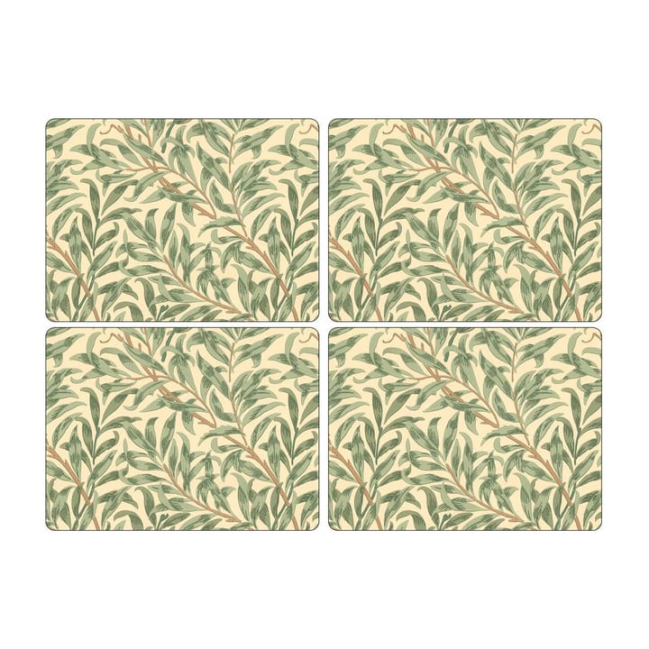 Willow Bough spisebrikke 30 x 40 cm 4-pakning - Grønn - Spode