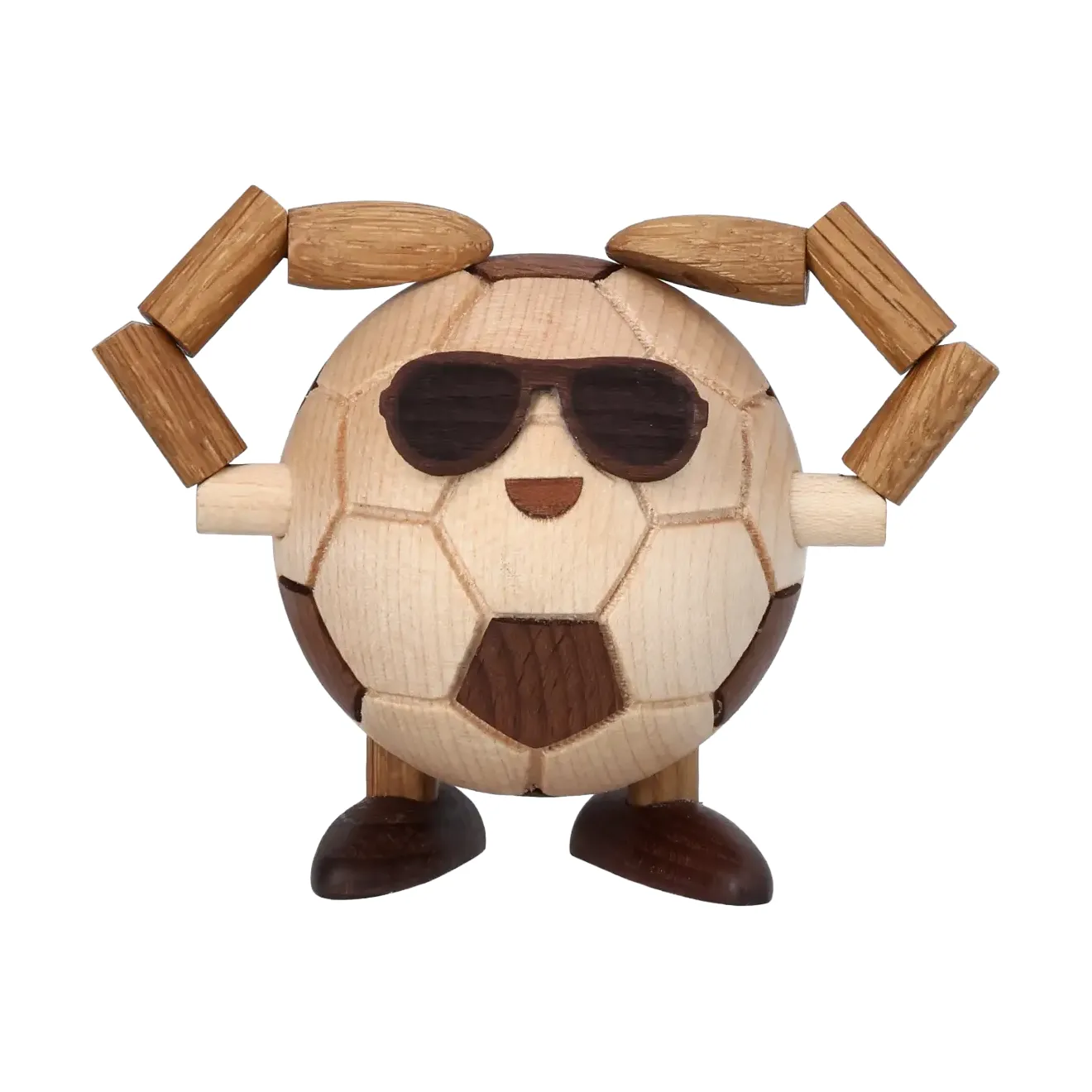 Billy Ball fotballfigur, Beige, 8x6,5x6,7 cm Spring Copenhagen