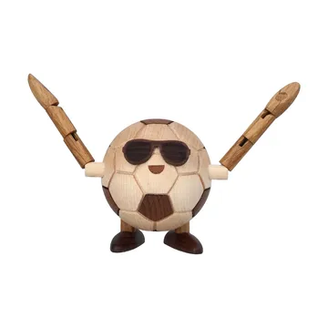 Billy Ball fotballfigur - Beige, 8x6,5x6,7 cm - Spring Copenhagen
