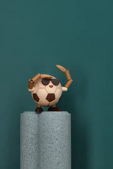 Billy Ball fotballfigur - Beige, 8x6,5x6,7 cm - Spring Copenhagen