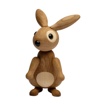 Bonnie kanin dekorasjon 12,5 cm - Eik - Spring Copenhagen