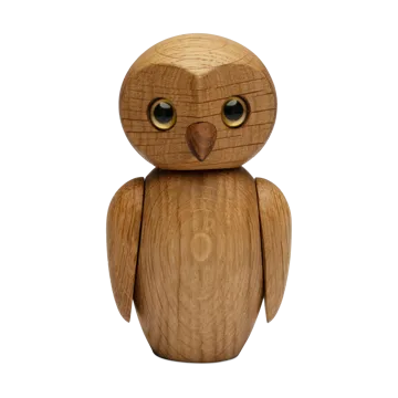 Clever ugle dekorasjon 10 cm - Eik - Spring Copenhagen