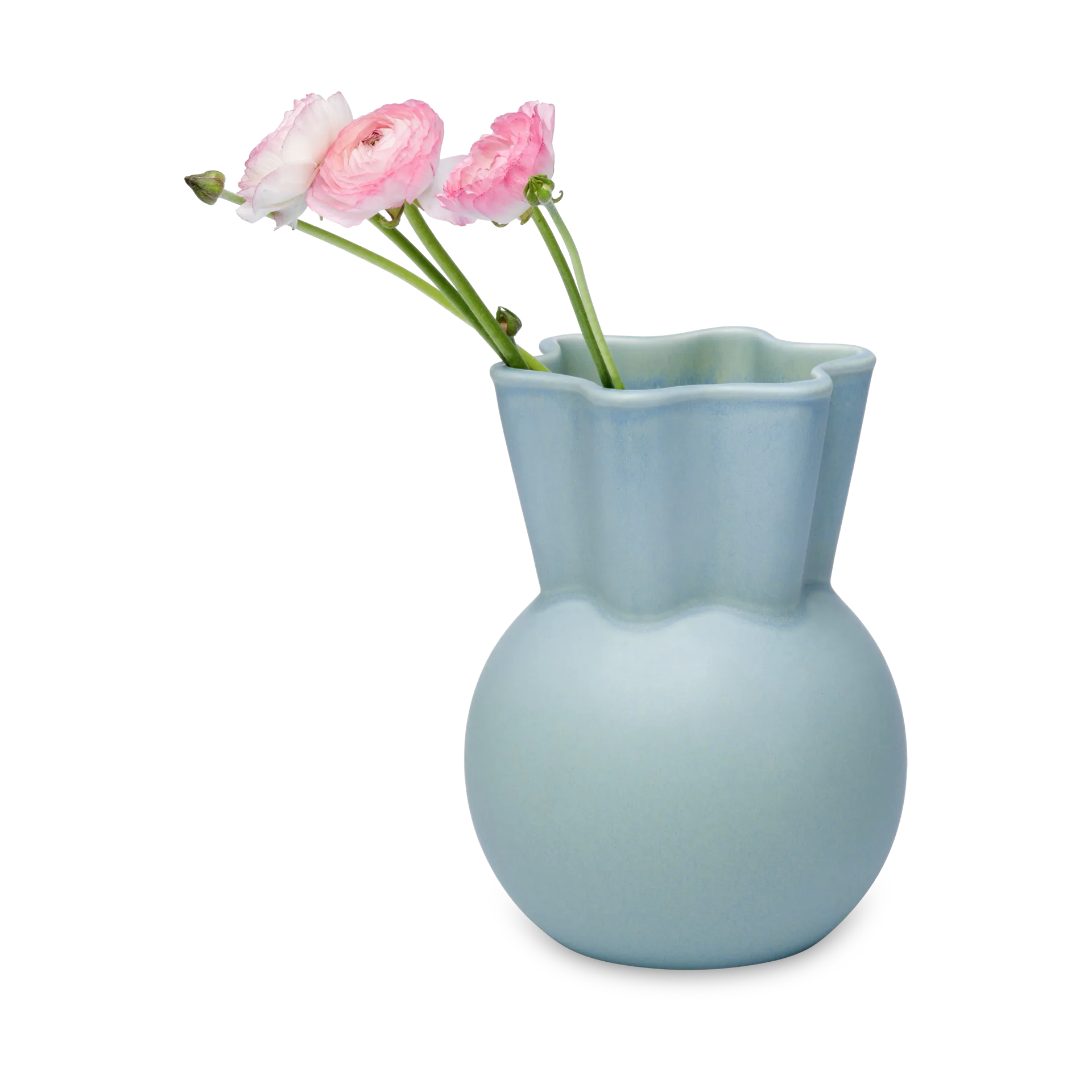 Eva Stæhr-Nielsen vase 20 cm, Lyseblå Spring Copenhagen