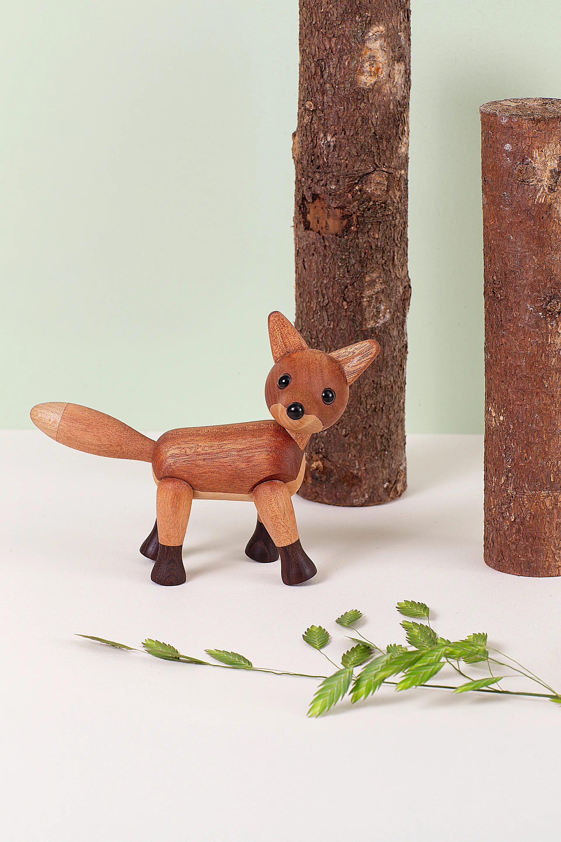 Foxy rev dekorasjon 12 cm, Mahogni Spring Copenhagen