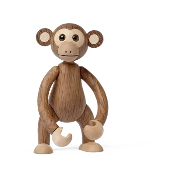 Jolly ape dekorasjon 11 cm - Eik - Spring Copenhagen