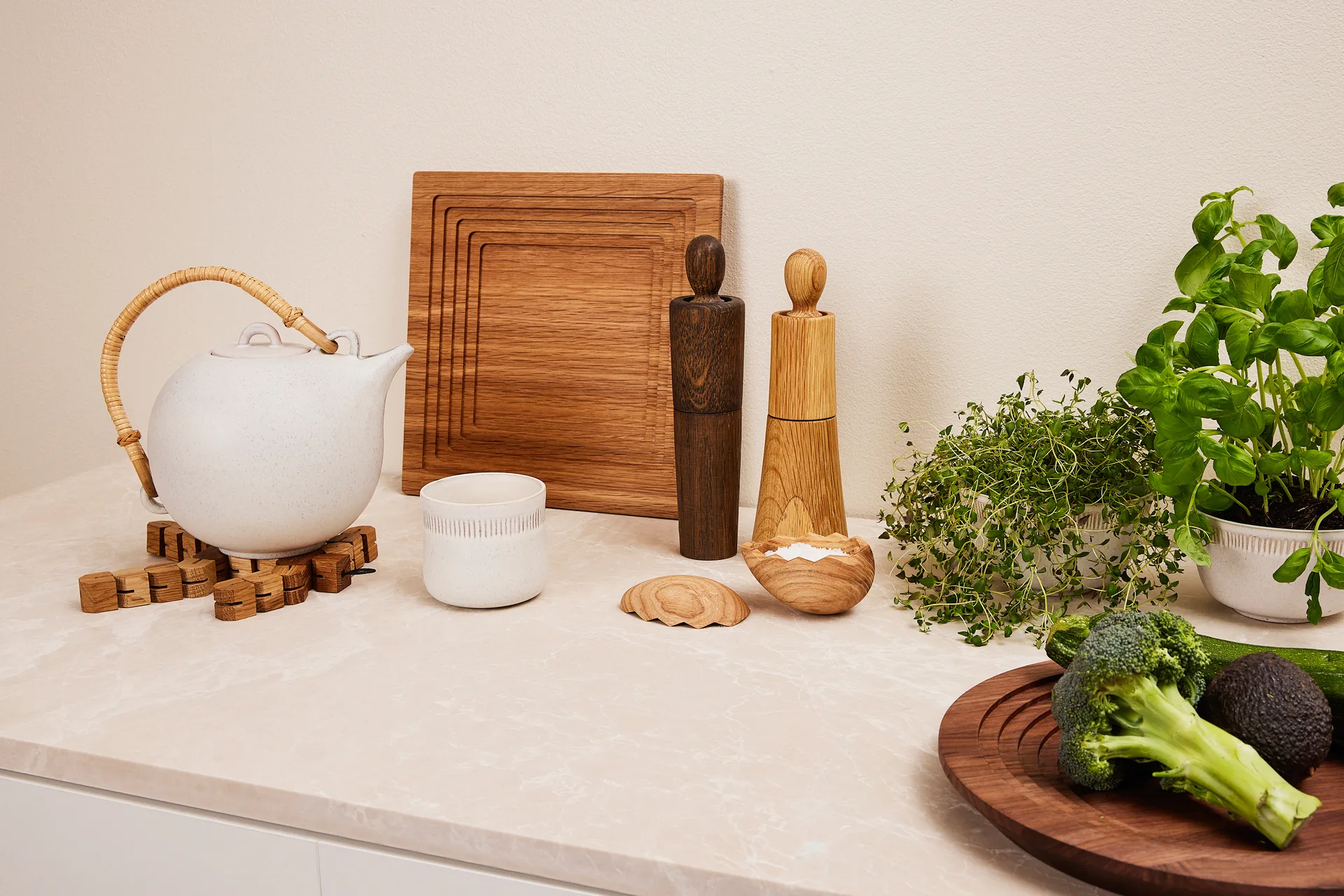 Mrs Salt saltkvern, Lys eik Spring Copenhagen