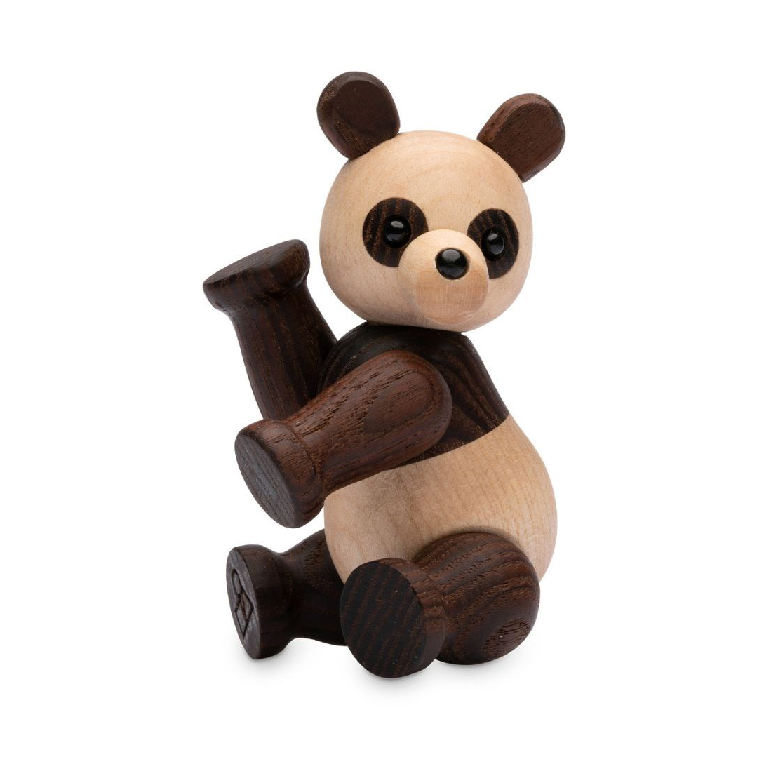 Pixi Panda dekorasjon Lønn 9 cm Brun