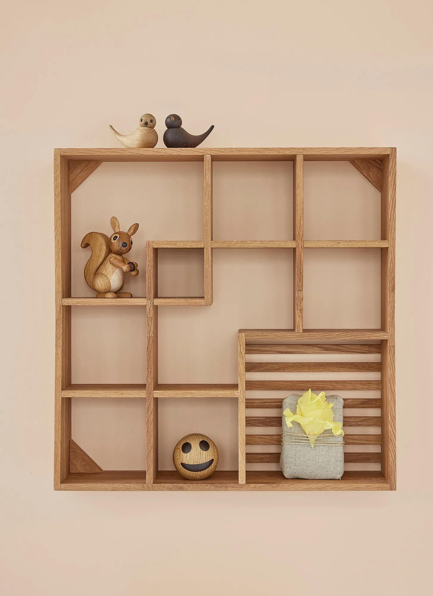 Sweeties sval dekorasjon 5,4 cm 2 deler, Eik Spring Copenhagen