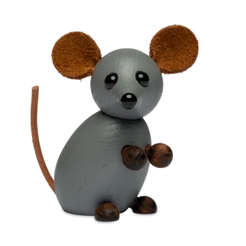 The farm mouse dekorasjon 7 cm - Grå - Spring Copenhagen