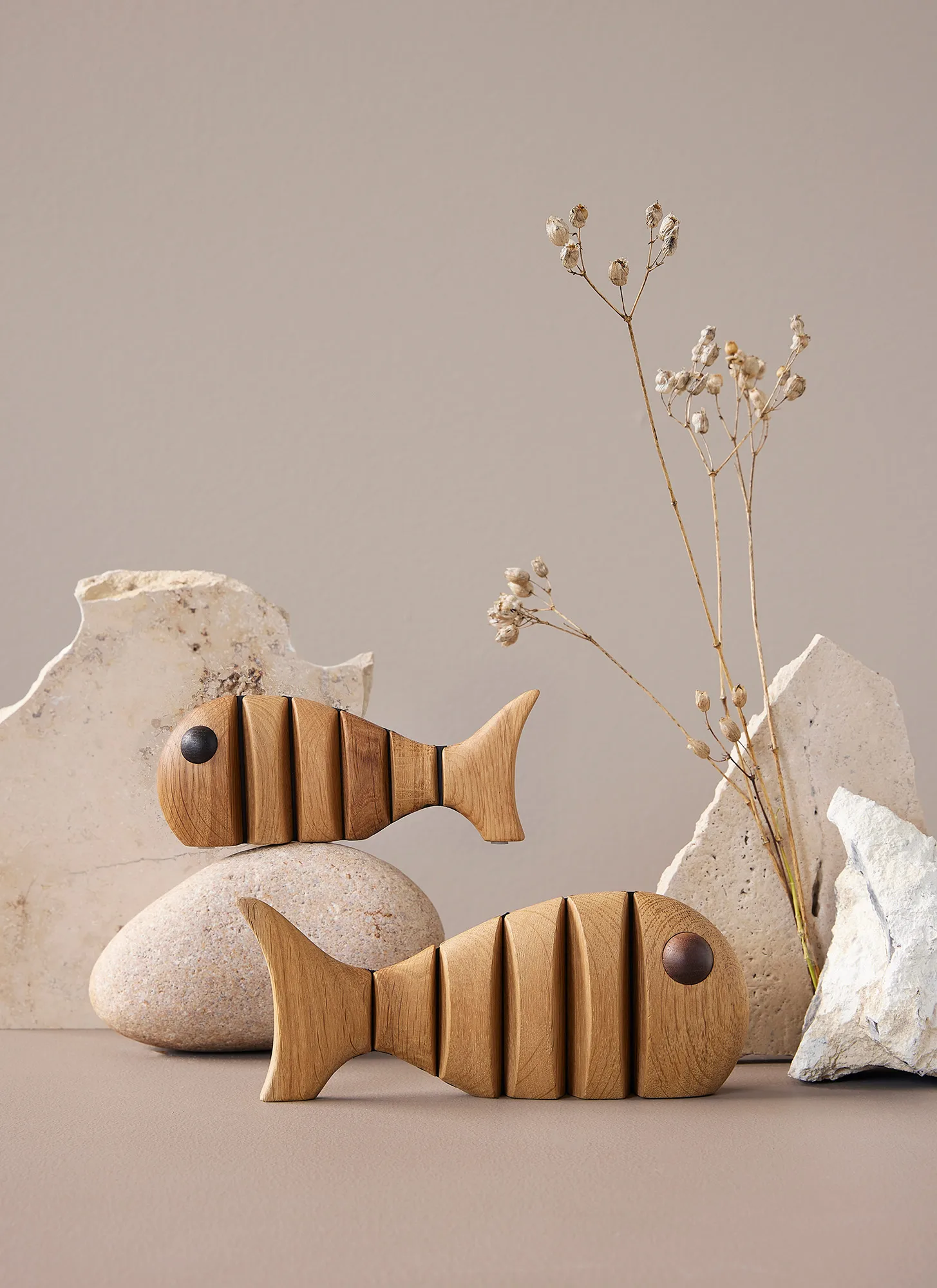 The wood fish fisk dekorasjon, Small Spring Copenhagen