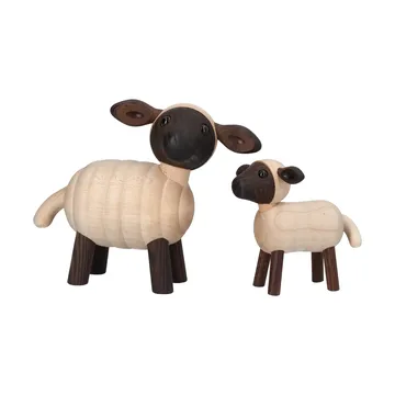 Will lammefigur - Beige, 6,6x9xH8,5 cm - Spring Copenhagen