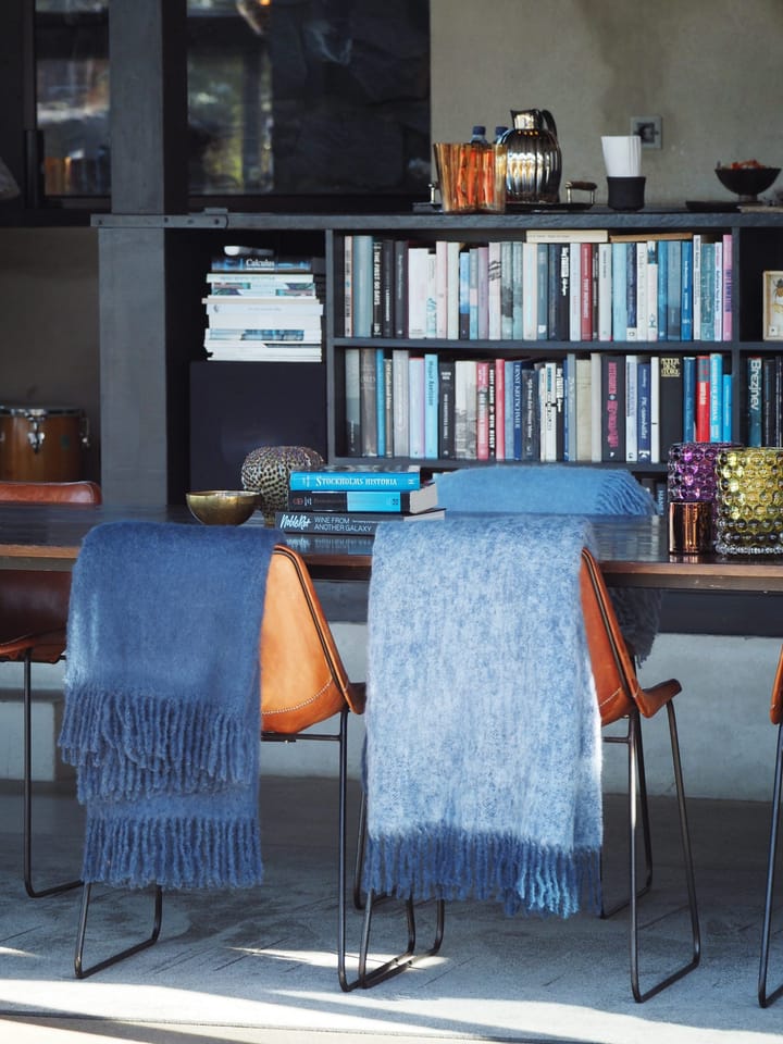 Mohair pledd, Denim dark blue Stackelbergs