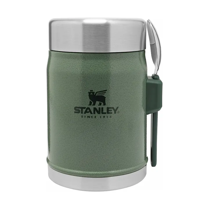 Classic mattermos med spork 0,4 L - Green - Stanley
