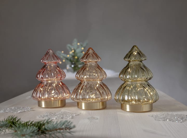 Abete borddekorasjon julelys 18 cm, Beige Star Trading