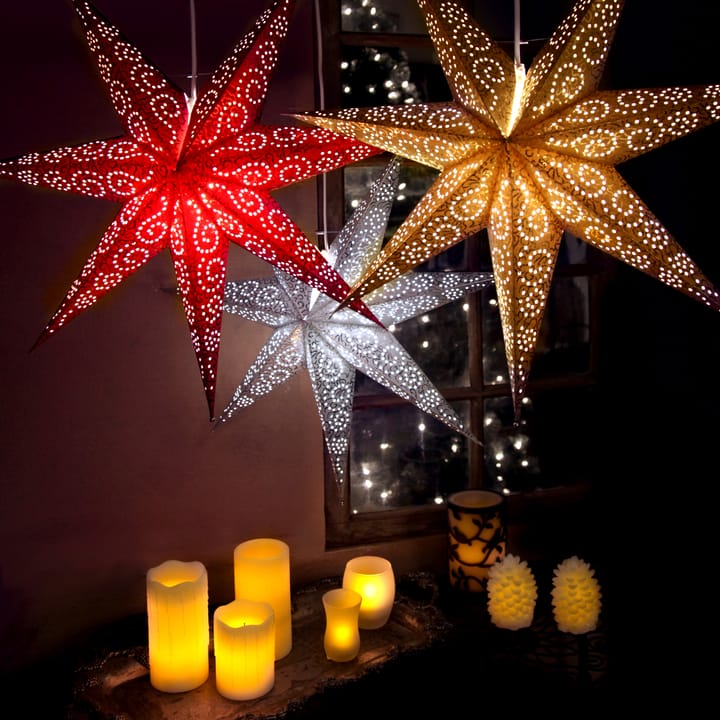 Antique adventsstjerne 60 cm, hvit Star Trading