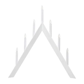 Arrow adventslysestake 64,5 cm - Hvit - Star Trading