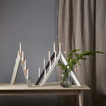 Arrow adventsstake 64,5 cm 2-pakning - Hvit - Star Trading