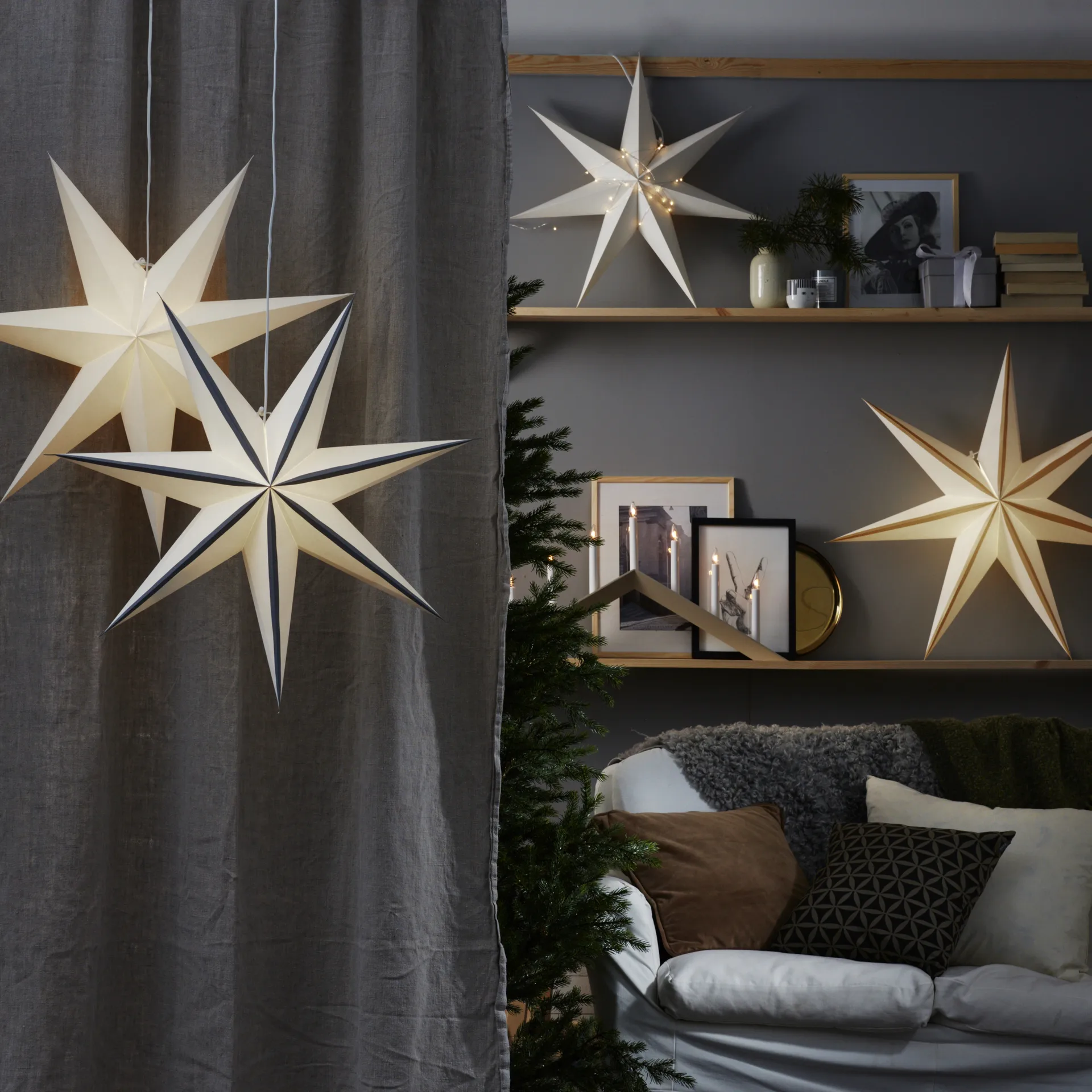 Arrow lysestake 36 cm, Beige Star Trading