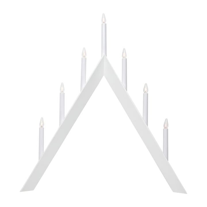 Arrow lysestake 64,5 cm - Hvit - Star Trading