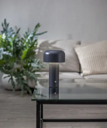 Bobby bordlampe portabel - Grå - Star Trading