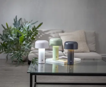 Bobby bordlampe portabel - Hvit - Star Trading