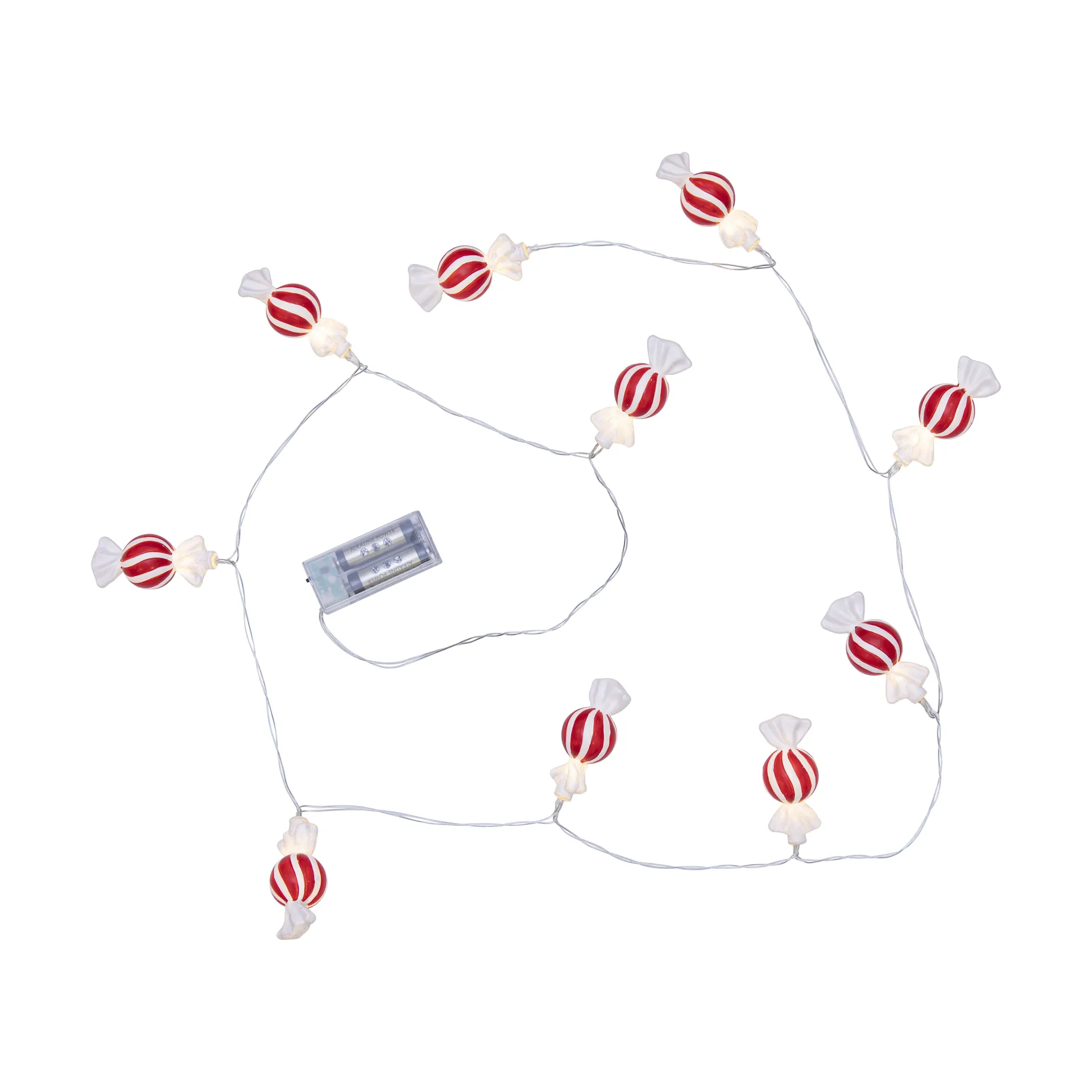 Bonbon lysslynge 135 cm, Rød-hvit Star Trading