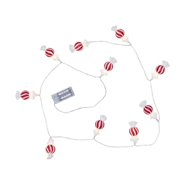 Bonbon lysslynge 135 cm - Rød-hvit - Star Trading
