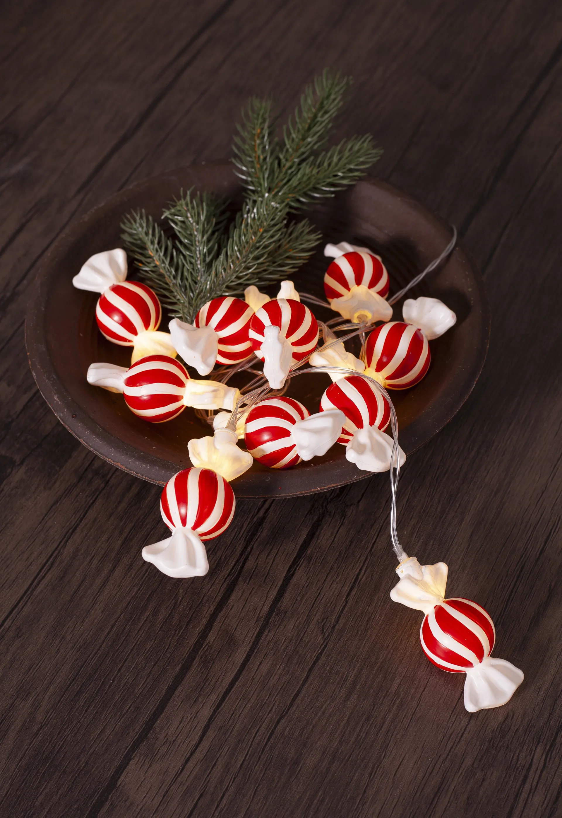 Bonbon lysslynge 135 cm, Rød-hvit Star Trading