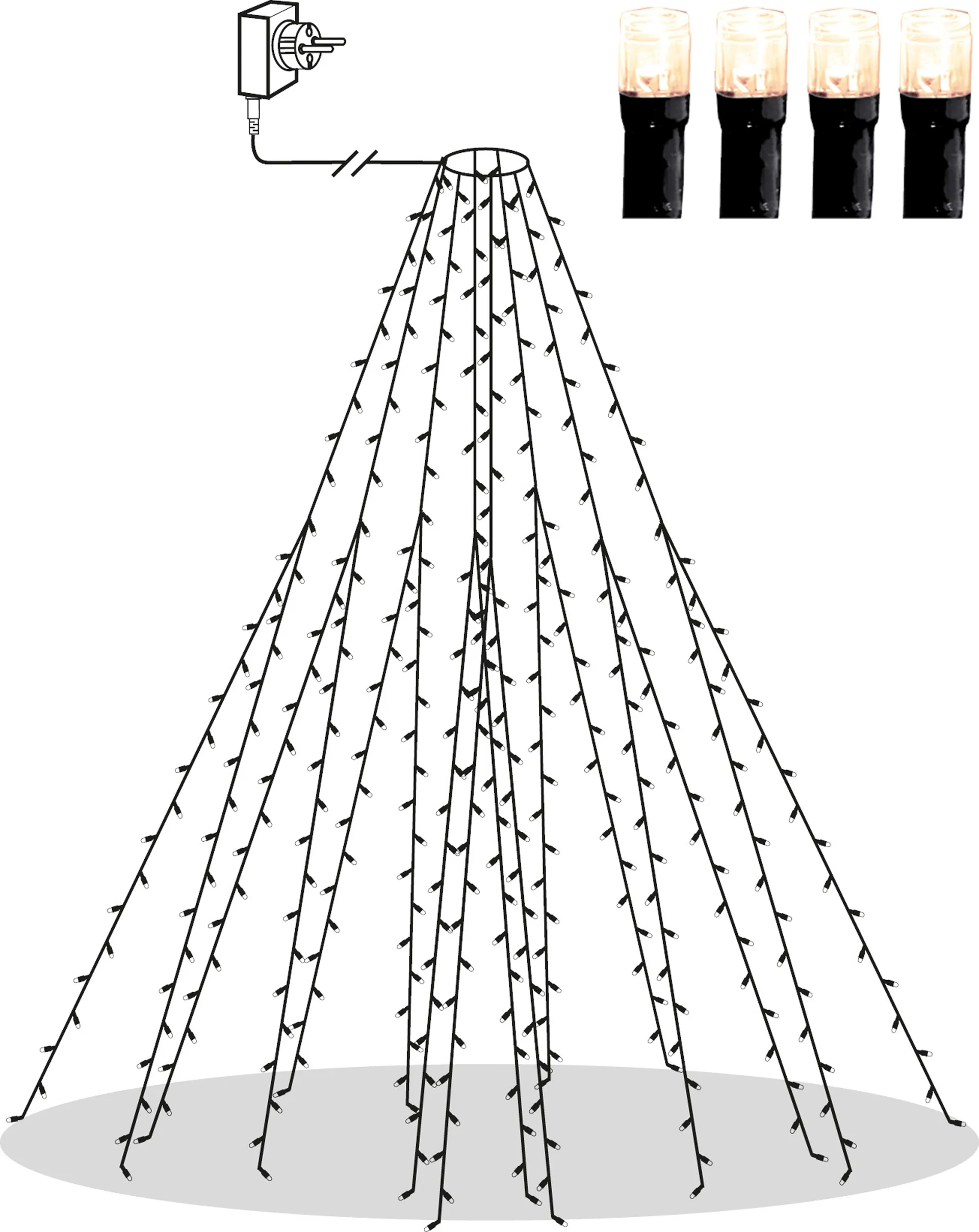 Crispy lyslenke ice white, Grønn Star Trading