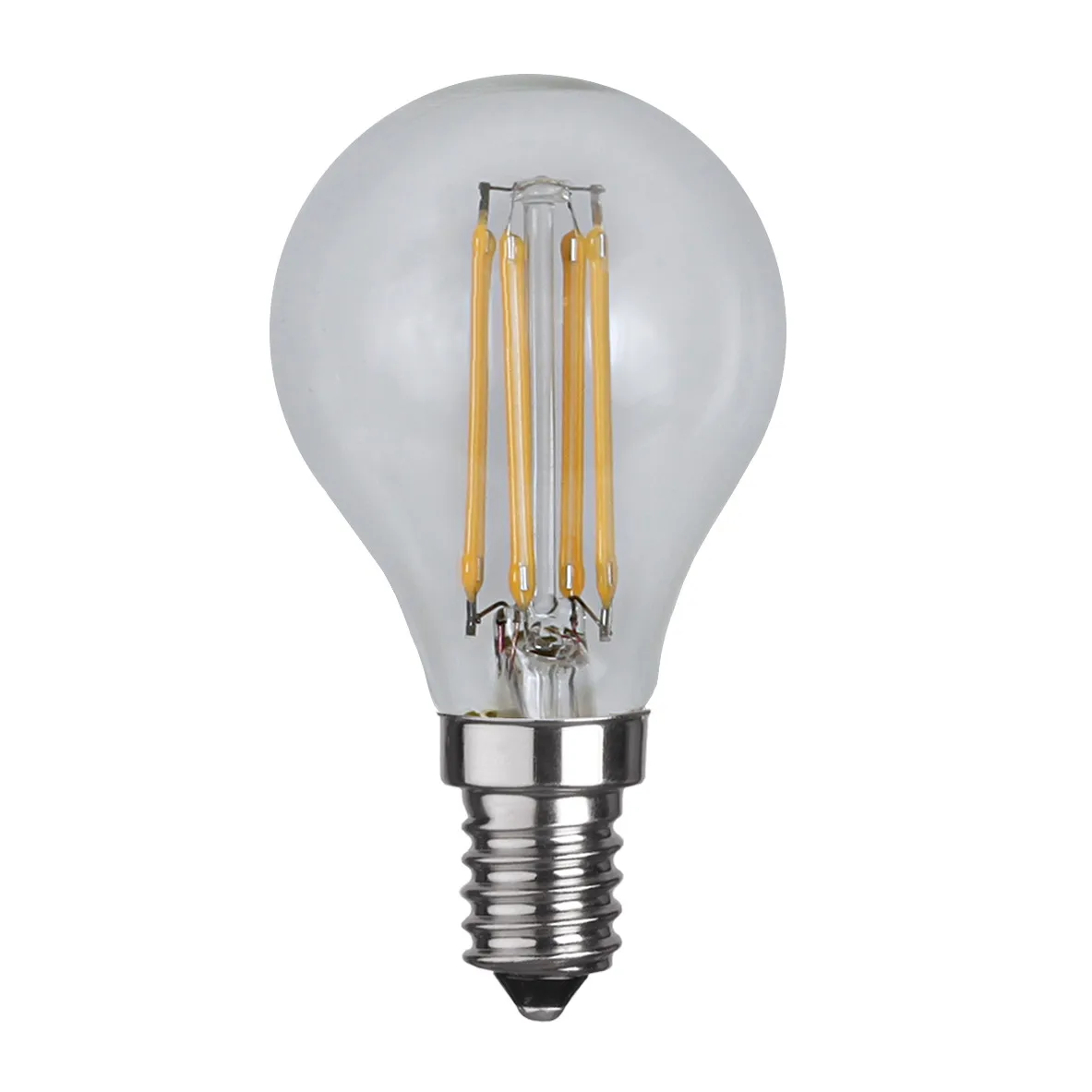 Dimbar E14 LED lyspære filament clear, 4,5 cm, 2700K Star Trading