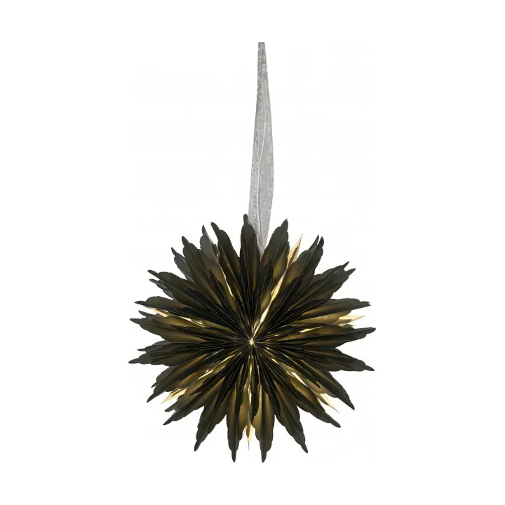Dis papirstjerne - Grønn, 40x40 cm - Star Trading