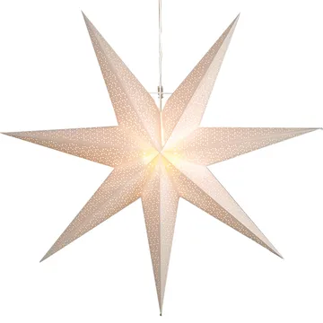 Dot adventsstjerne 100 cm - Hvit - Star Trading