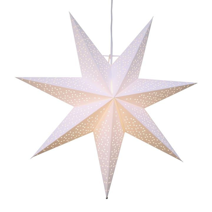 Dot adventsstjerne 54 cm - Hvit - Star Trading