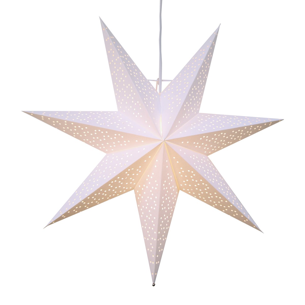 Star Trading Dot adventsstjerne 54 cm Hvit