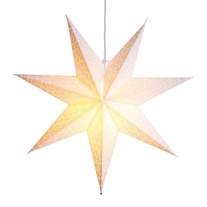 Dot adventsstjerne 54 cm, Hvit Star Trading