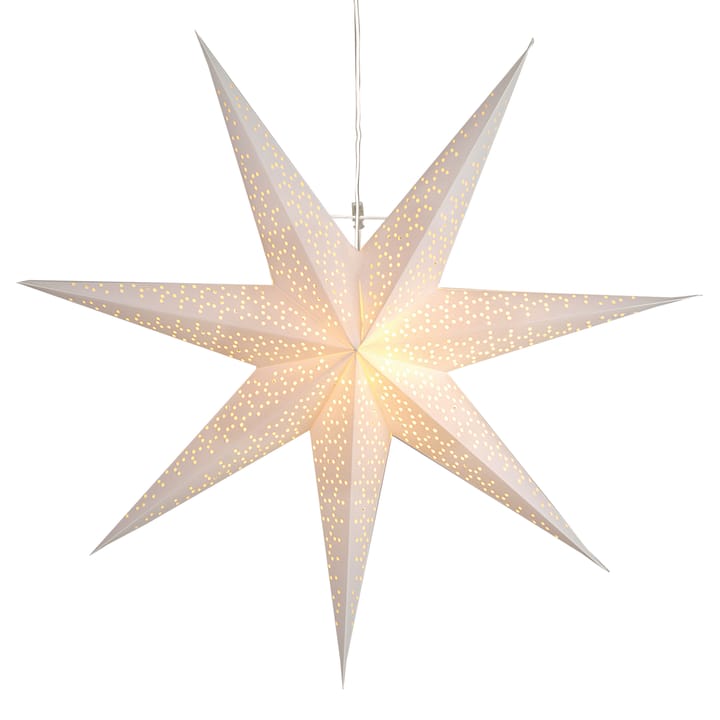 Dot adventsstjerne 70 cm - Hvit - Star Trading