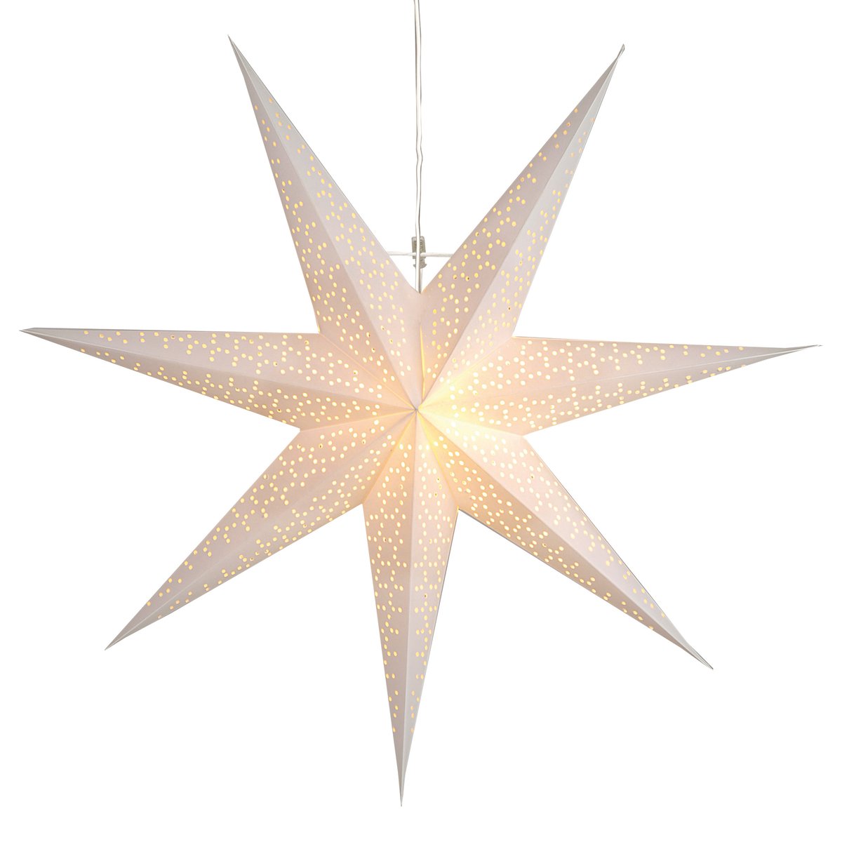 Star Trading Dot adventsstjerne 70 cm Hvit