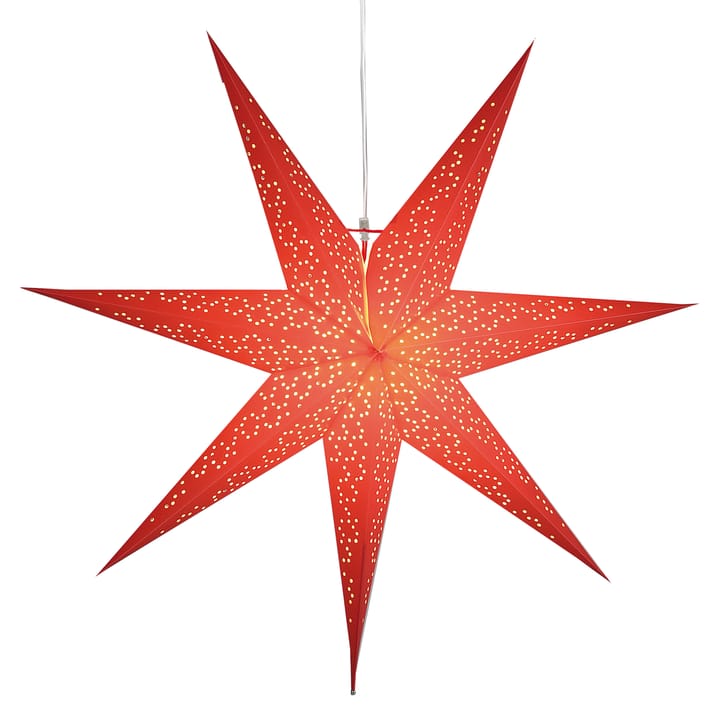 Dot adventsstjerne 70 cm - Rød - Star Trading