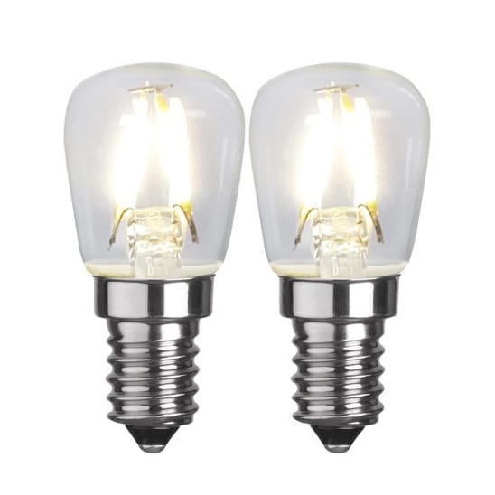 E14 LED soft glow 2-pack - 2,6 cm 2700K - Star Trading