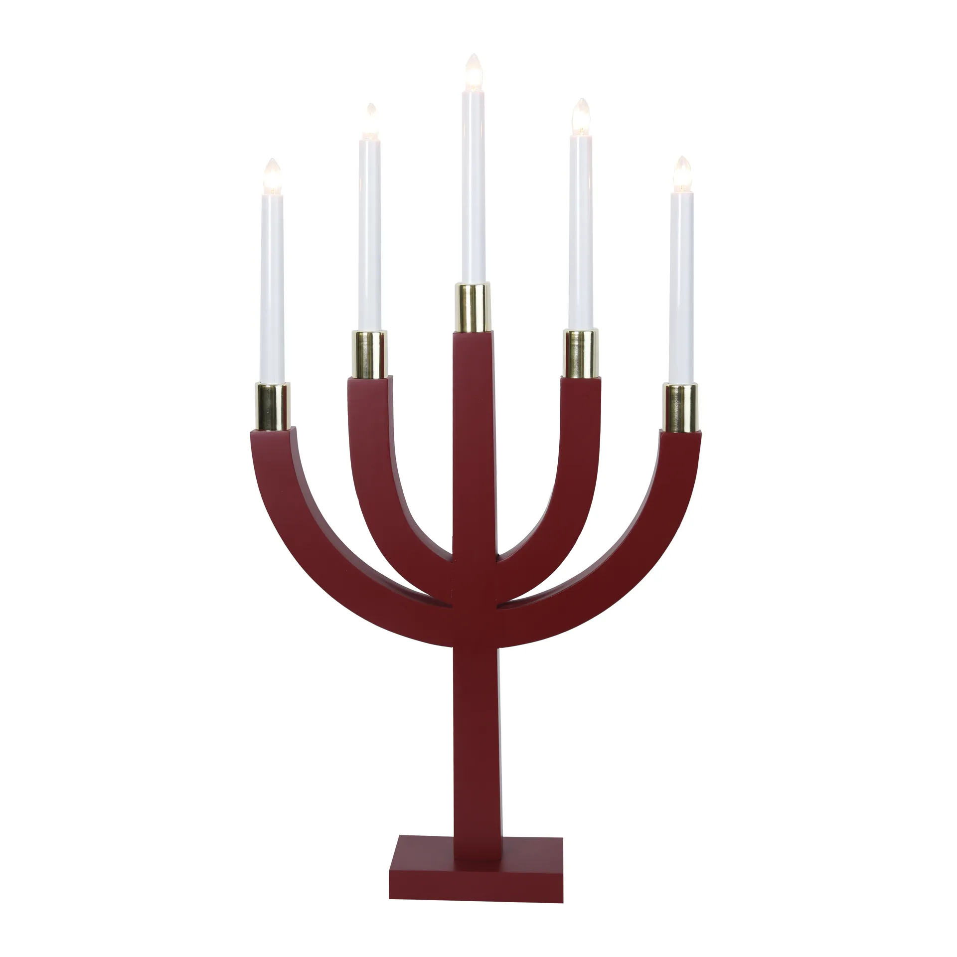 Elias adventsslysestake, rød Star Trading